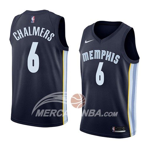 Maglia NBA Memphis Grizzlies Mario Chalmers Icon 2018 Blu